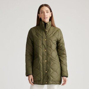 Featherless Quilted Long Puffer Jacket